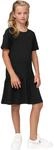 Urban Classics M&auml;dchen Kleid Girls Valance Tee Dress, Sommer Volantkleid f&uuml;r
