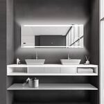 Talos King Badspiegel mit Beleuchtung &ndash; LED Badezimmerspiegel 160x60 cm &ndash;