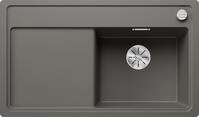 BLANCO ZENAR 45 S-F | Granitsp&uuml;le aus SILGRANIT vulkangrau | Einbauart: