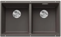 BLANCO SUBLINE 350/350-U | Granitsp&uuml;le aus SILGRANIT vulkangrau | Einbauart: