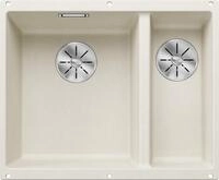 BLANCO SUBLINE 340/160-U | Granitsp&uuml;le aus SILGRANIT softwei&szlig; | Einbauart: Unterbau