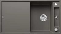 BLANCO AXIA III 5 S | Granitsp&uuml;le aus SILGRANIT vulkangrau | Einbauart: Einbau...