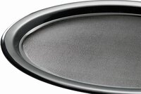 APS 84253 Serviertablett, Tablett, Servicehelfer, schwarzes Melamin Tablett, 20 x 26