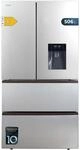 Cecotec Franz&ouml;sische T&uuml;r K&uuml;hlschrank Edelstahl mit Wasserspender 510 l, Bolero