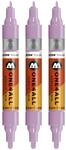 Molotow One4All Acrylic Twin Marker (Strichst&auml;rke 1.5 mm und 4 mm, hochdeckend...