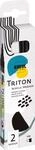KREUL 17892 - Triton Acrylic Marker edge, 2er Set, wei&szlig; und schwarz, auf