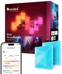 Nanoleaf Blocks Erweiterungspack | 2 Texturierte Quadrate, 3D-Oberfl&auml;che, RGBW