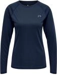 Newline Damen Women Core Running L/S T-Shirt, Schwarze Iris, XS EU