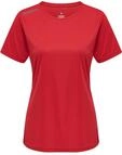 Newline Damen Women Core Functional S/S T-Shirt, Tango Red, XS EU