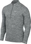 Nike Herren-Sweatshirt M NK DF Stride HZ Midlayer Funktionsmaterial Lauf, Smoke