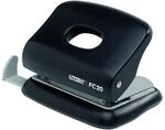 Rapid FC20 Locher, 20 Blatt, Papierlocher aus Metall mit Anschlagschiene