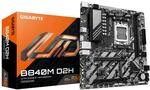 GIGABYTE B840M D2H Mainboard &ndash; AMD Ryzen 9000 CPUs, 5+2+2 Phasen VRM, bis zu 7600