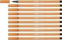 STABILO - Premium-Filzstift - Pen 68-10er Pack - gelbrot