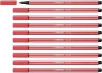 STABILO - Premium-Filzstift - Pen 68-10er Pack - rostrot