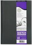 Daler-Rowney Simply Medium Grain 100 g/m&sup2; Hardcover A5 Skizzenbuch, sanftes...