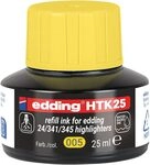 edding HTK 25 Nachf&uuml;lltinte - gelb - 25 ml | mit Kapillarsystem, ideal zum...