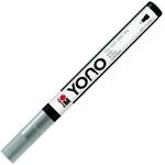 Marabu 12400101078 - YONO Marker, Grau 078, vielseitiger Acrylstift mit feiner