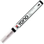 Marabu 12400101070 - YONO Marker, Wei&szlig; 070, vielseitiger Acrylstift mit feiner