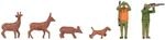 FALLER 151702 - J&auml;ger und Rehe - Spurweite H0