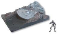 NOCH UFO-Absturz, mit handkoloriertem Hartschaum und 3D-Alien, ideal f&uuml;r H0, TT, N