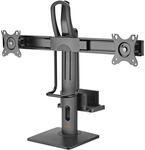 myWall H&ouml;henverstellbarer Tischst&auml;nder f&uuml;r 2 Flachbildschirme 17" - 27",...