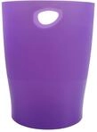 Exacompta 45319D ECOBIN Papierkorb 15 Liter mit Griffen. Eleganter und robuster