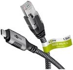 Goobay 70755 USB-C auf RJ45 Ethernet CAT 6 Kabel f&uuml;r stabile kabelgebundene