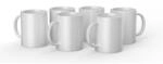 Cricut Blank Mugs | Wei&szlig; | 425 ml | 6 x Sublimationsbecher mit Tinte | f&uuml;r die