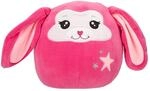Depesche 13039 Ylvi Swoppies -Kuscheltier Hase in Pink, mit Leuchteffekt, Stern und