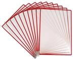 Djois, 924013 - Einfache Handhabung Pivot Pocket Tarifold Pro, A4, PP, Rot, 10