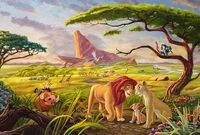 Schmidt Spiele 56560 Thomas Kinkade, Disney, The Lion King, Remember Who You...