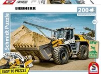 Schmidt 56552 Liebherr Radlader L580 Kinderpuzzle, 200 Teile