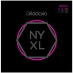 D'Addario NYXL0980 Nickel Wound 8-String Electric Guitar Strings, Super Light, 09-80
