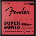 Fender Super 250R NPS Ball End Strings (.010-.046 Gauges) 3-Pack