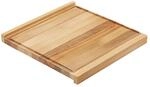 Metaltex Tabla Corte Reversible en Madera de Haya 35x35x2 cm