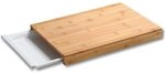 Kesper | Schneidebrett mit Auffangschale, Material: Bambus, Kunststoff, Ma&szlig;e: B: 38