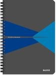 Leitz 44580035 Office Collegeblock A5 kariert, spiralgebunden mit Karton...