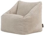Icon Natalia Cord Sitzsack Kinder Sessel mit F&uuml;llung, Beige