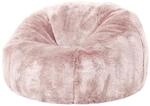 Icon Kingston Sitzsack Kinder, Rosa, Flauschiger Kunstpelzstoff, Sitzsack Flauschig