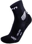 UYN Herren Run Trail Challenge Socke, Black/White, 32 EU