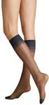 Hudson Damen Kniestr&uuml;mpfe Glamour 20 transparenter Glanz 20 DEN Marine 0337 39-42
