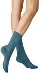 KUNERT Damen Socken Liz druckfreier Bund gentian blue 1650 39-42