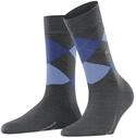 Burlington Damen Socken Marylebone W So Wolle gemustert 1 Paar, Grau Dark Grey 3070,