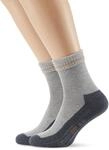 Camano Herren 2er Pack Sportsocken mit weichem Bund f&uuml;r Erwachsene Socken Grau 43/46