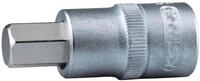 KS Tools 911.1806 1" Bit-Stecknuss Innensechskant, kurz, 17 mm