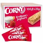 M&uuml;sliriegel Corny Classic Erdbeer-Joghurt | Fruchtig & Cremig | 100 x 25 g 