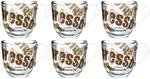 Leonardo Napoli Espresso-Tassen, 6er Set, sp&uuml;lmaschinengeeignete Espresso-Becher mit
