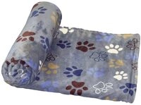 Nobby Fleece Plaid Lissi Classic dunkelgrau L x B: 50 x 75 cm