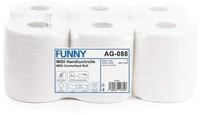 FUNNY Handtuchrolle, Innenabwicklung 19 cm, 1 lagig, 1er Pack (1 x 6 St&uuml;ck),...