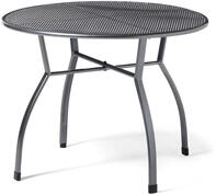 Greemotion Toulouse Gartentisch 100 cm Streckmetall rund eisengrau